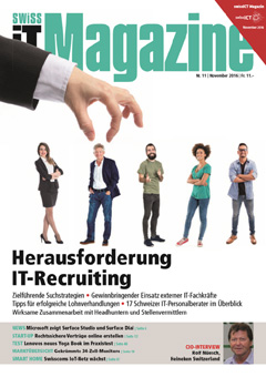 Swiss IT Magazine - Ausgabe 2016/11
