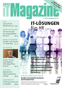 Swiss IT Magazine Cover Ausgabe 2020/itm_202007