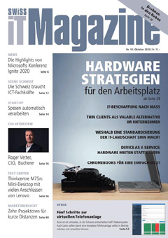 Swiss IT Magazine Cover Ausgabe 2020/itm_202010
