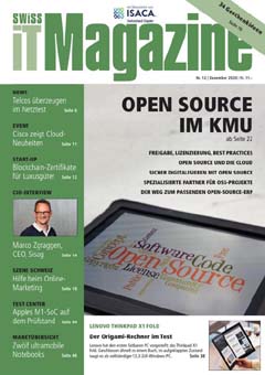 Swiss IT Magazine Cover Ausgabe 2020/itm_202012