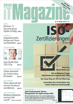 Swiss IT Magazine Cover Ausgabe 2022/itm_202210