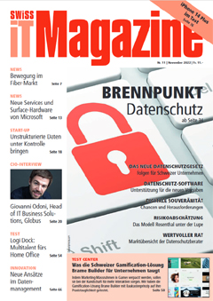 Swiss IT Magazine: Cover der Ausgabe 2022/11