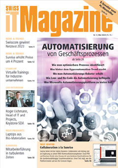 Swiss IT Magazine Cover Ausgabe 2023/itm_202305