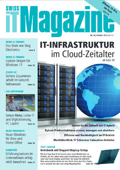 Swiss IT Magazine: Cover der Ausgabe 2023/10