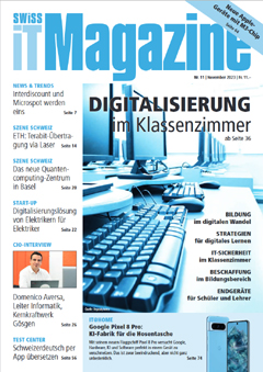 Swiss IT Magazine: Cover der Ausgabe 2023/11