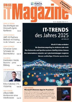 Swiss IT Magazine - Ausgabe 2024/12