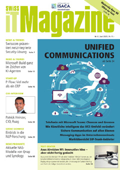 Swiss IT Magazine: Cover der Ausgabe 2025/06