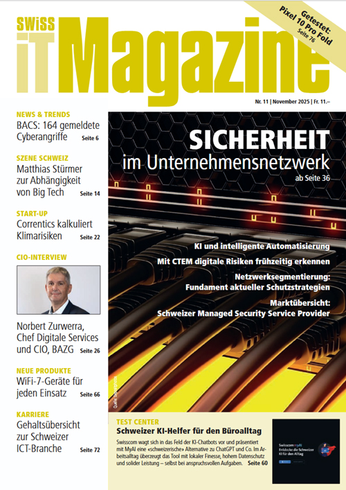 Swiss IT Magazine Cover Ausgabe 202511