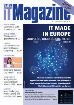 Swiss IT Magazine Cover Ausgabe 2026/itm_202601