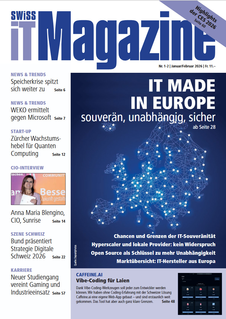 Swiss IT Magazine Cover Ausgabe 202601