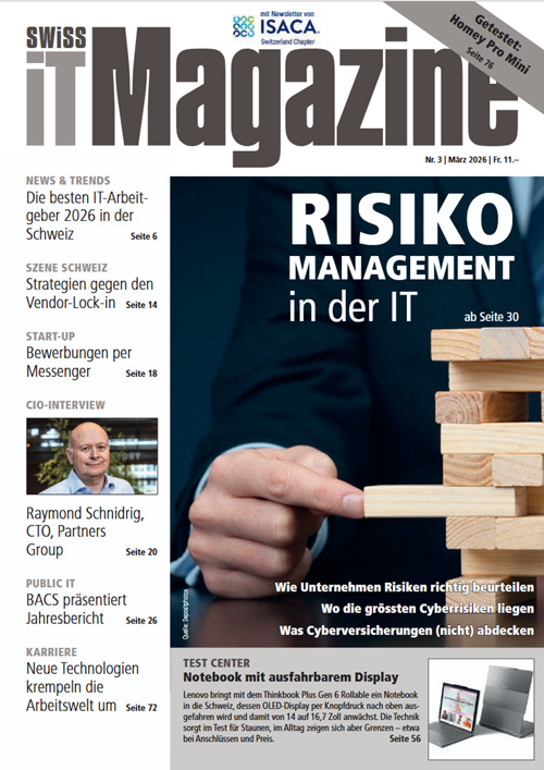 Swiss IT Magazine Cover Ausgabe 202603