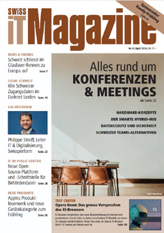 Swiss IT Magazine: Cover der Ausgabe 2026/04