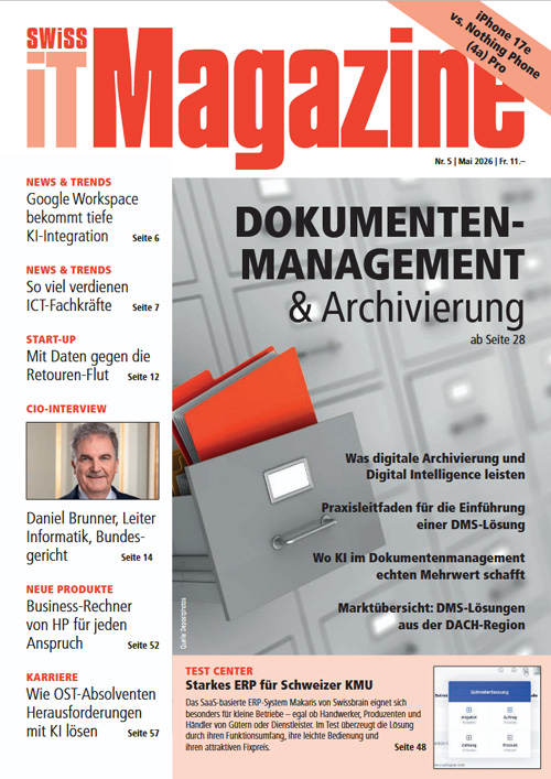 Swiss IT Magazine Cover Ausgabe 202605
