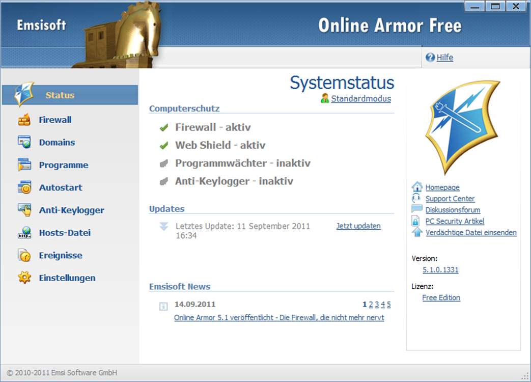 Emsisoft Online Armor Free