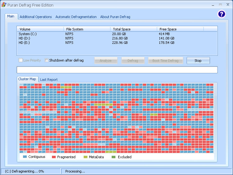 Puran Defrag Free Edition