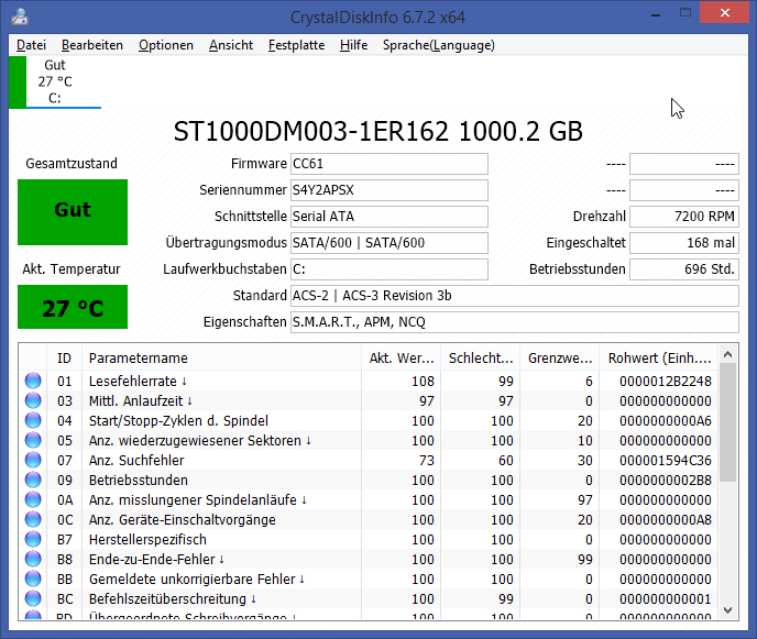 CrystalDiskInfo Portable