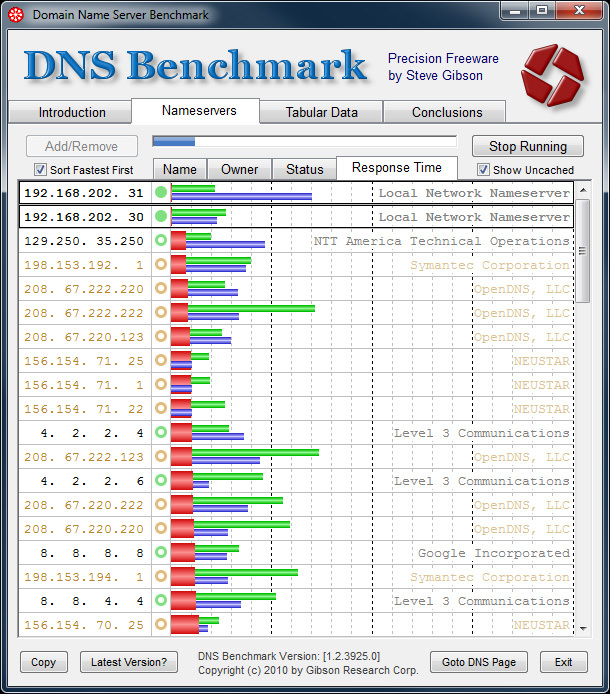 DNS Benchmark