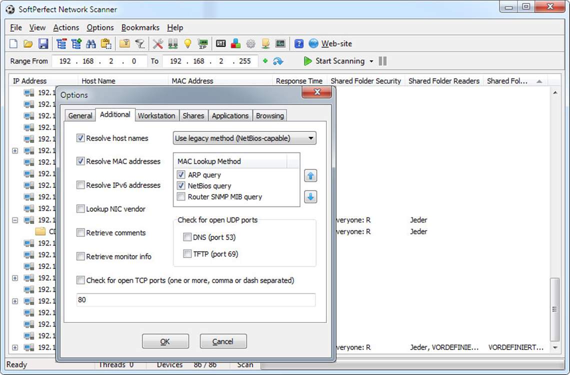 SoftPerfect Network Scanner