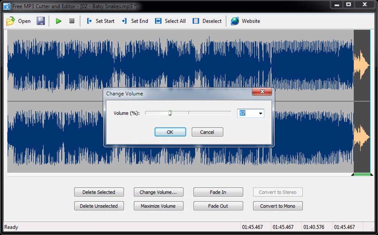 Free MP3 Cutter and Editor