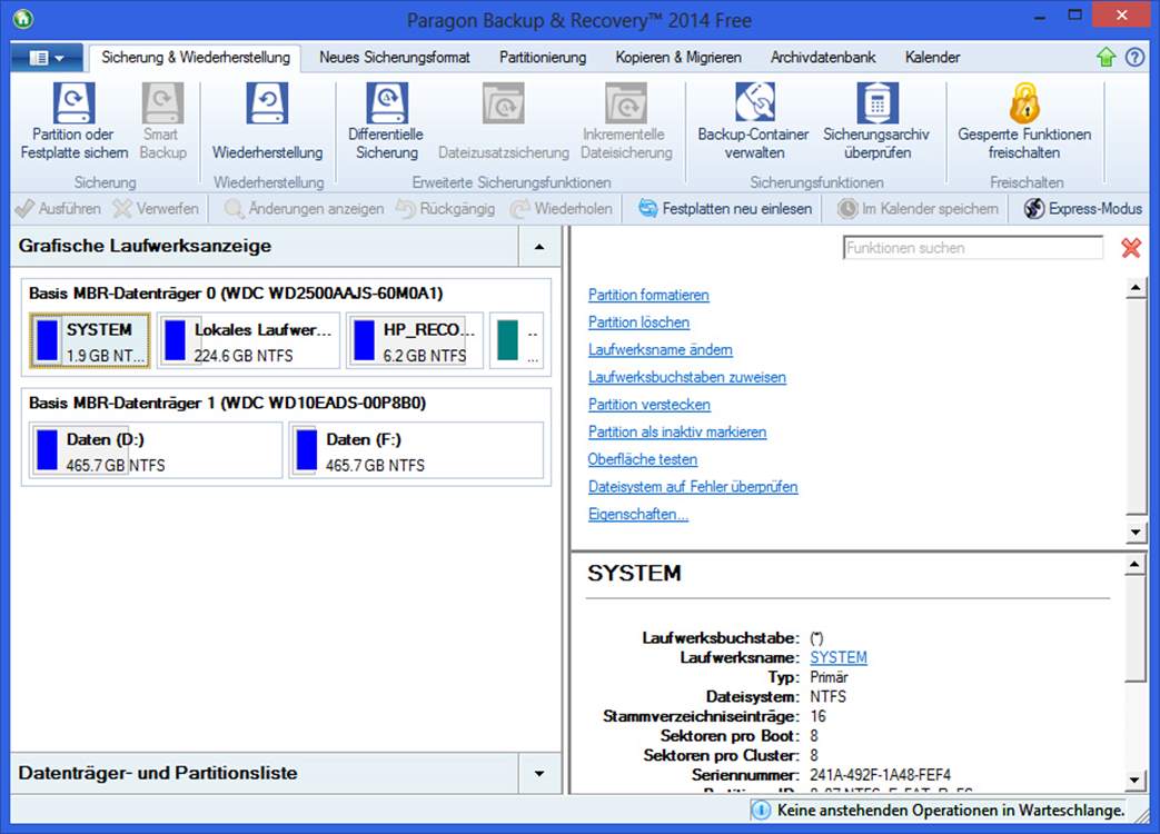 Paragon Backup & Recovery Free