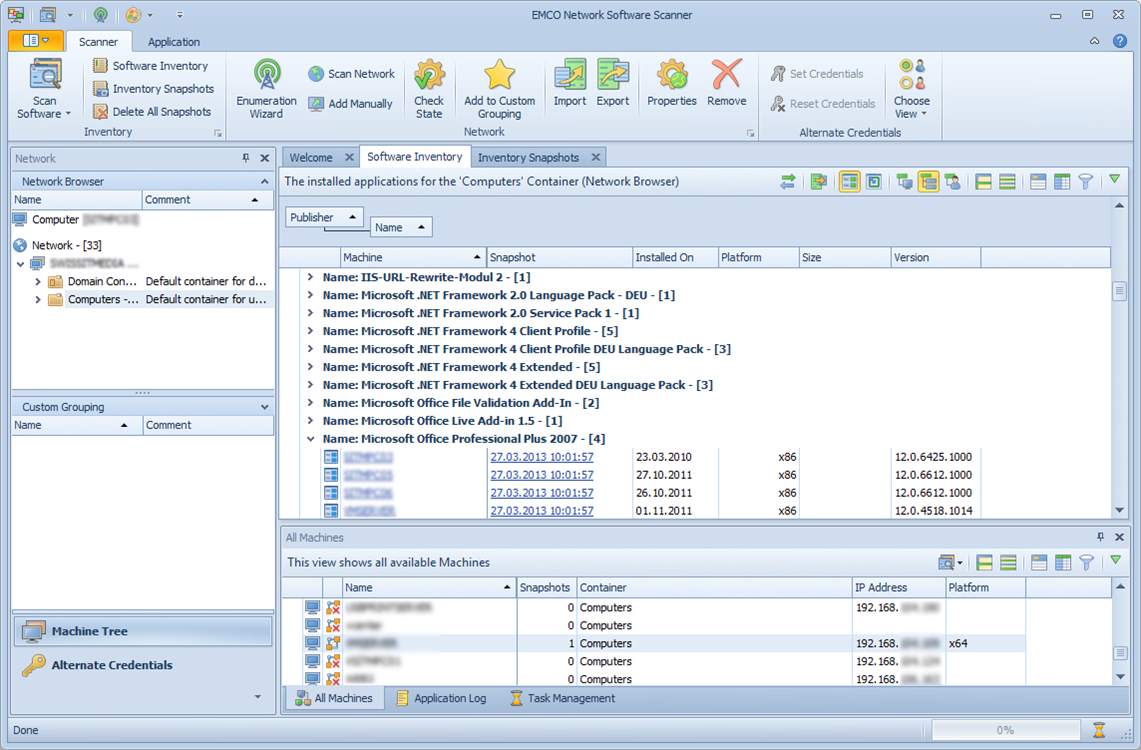 Emco Network Software Scanner