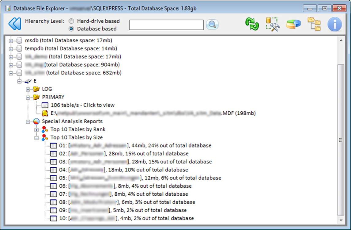 Database File Explorer 