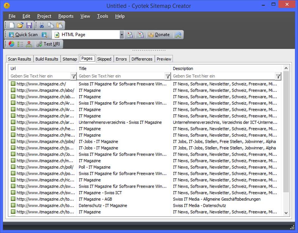 Cyotek Sitemap Creator