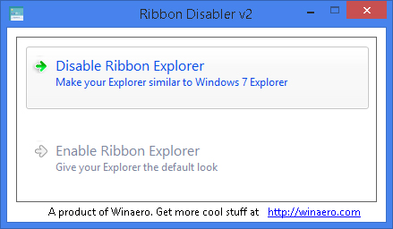 Ribbon Disabler