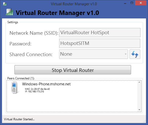 VirtualRouter