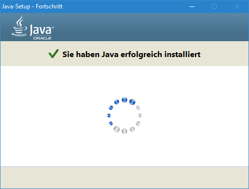 java se runtime environment 8 popup