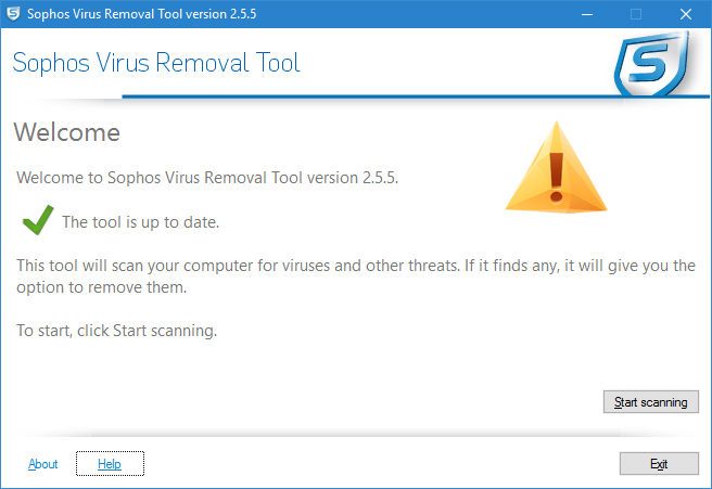 Sophos Virus Removal Tool