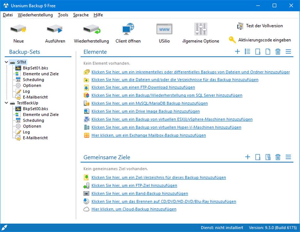 Uranium Backup Free