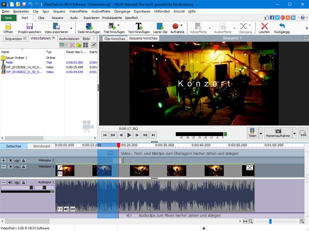 VideoPad Video Editor