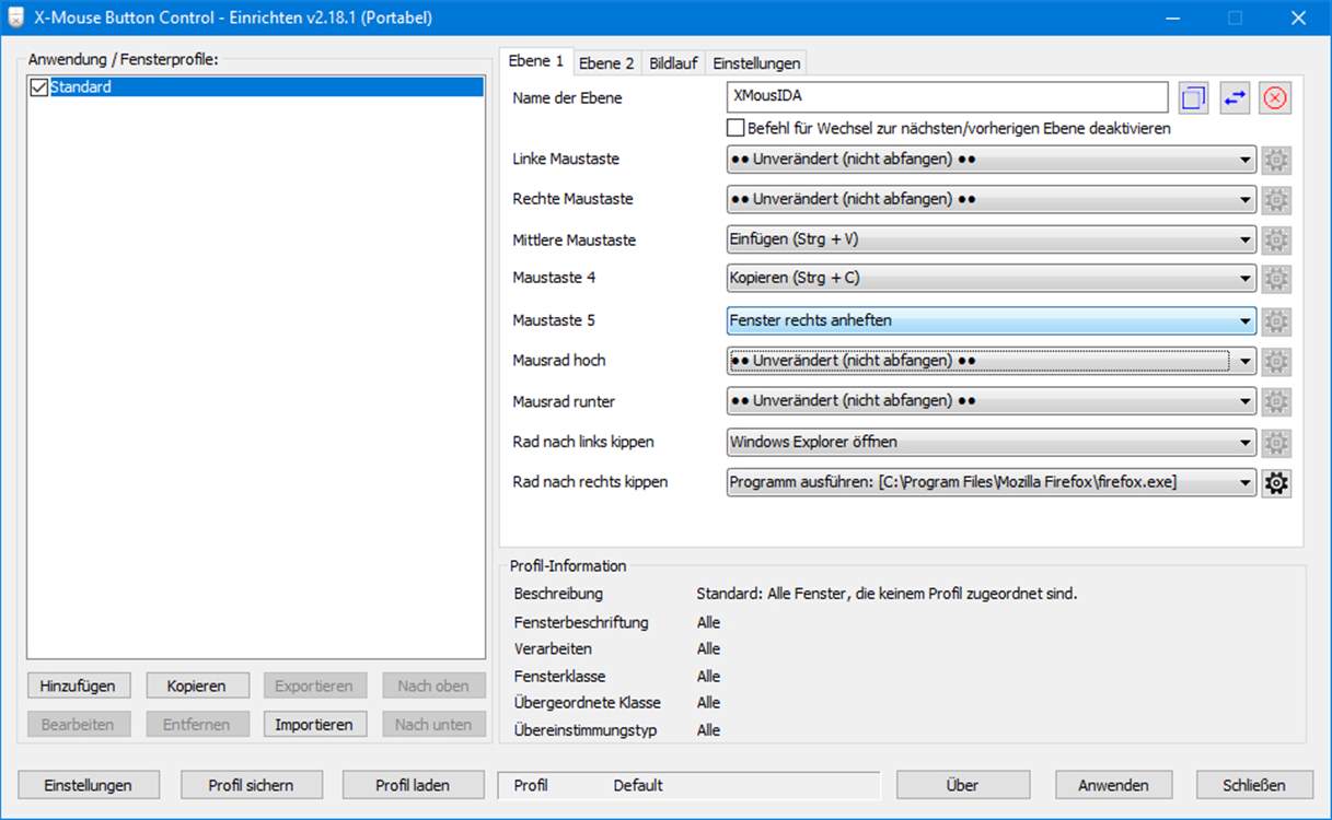 X-Mouse Button Control