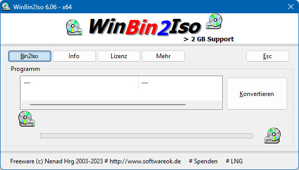 WinBin2Iso 