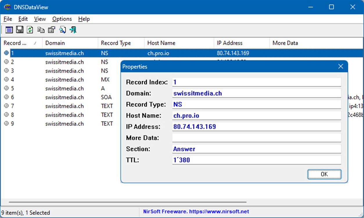 DNSDataView 