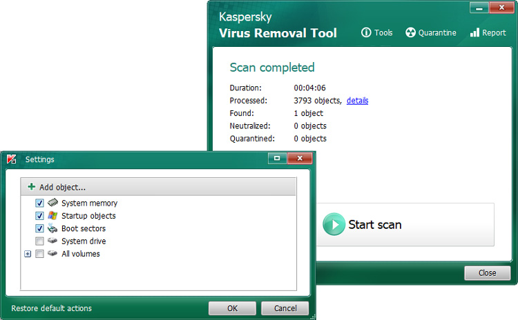 Kaspersky Virus Removal Tool