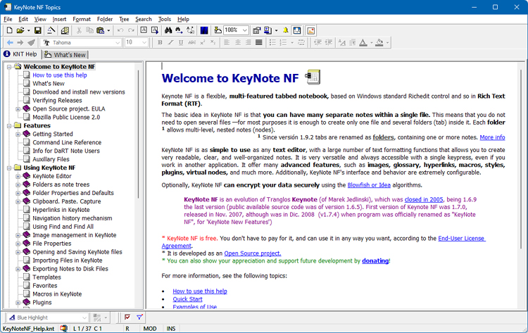 KeyNote NF