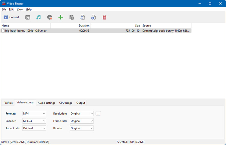 Video Shaper 