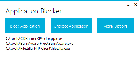 Application Blocker