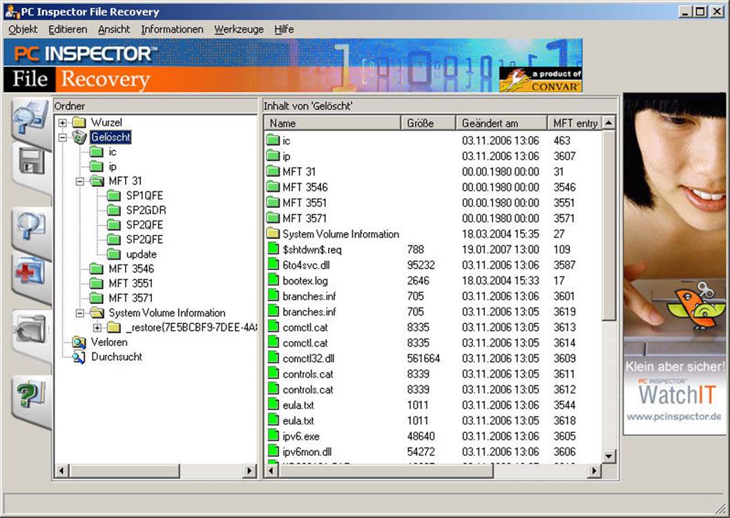 PC Inspector File Recovery