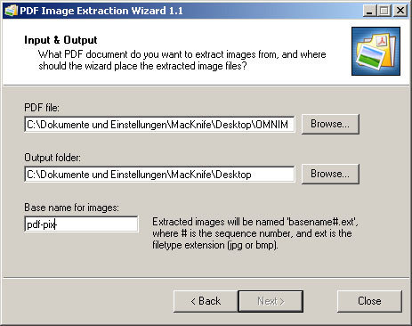 PDF Image Extraction Wizard