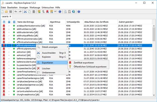 KeyStore_Exlorer