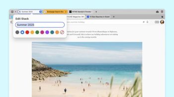 Vivaldi 7.5 Update bringt farbige Tab Stapel und Crash Fixes