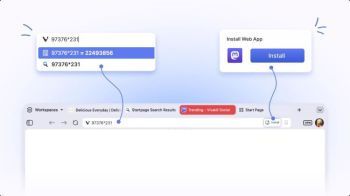 Vivaldi 8.2 bringt Taschenrechner in die Adresszeile