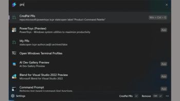 Powertoys 0.90 kommt mit Command Palette