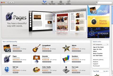 Mac App Store kommt noch 2010