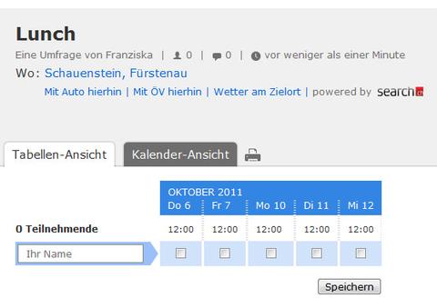 Doodle und Search.ch arbeiten zusammen