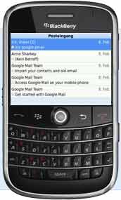 Googles Mail-App für Blackberrys verschwindet