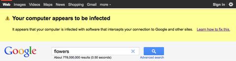 Google warnt Surfer vor Viren auf dem Rechner